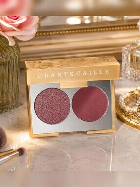 Chantecaille Gilded Garden Eye Duet in the shade Cassis NWT